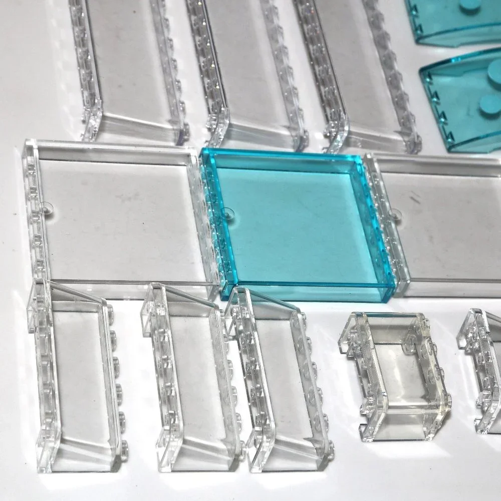 LEGO clear windscreen 3823, 24607, 4176, panel 59349, 46413, 46361, dome canopy